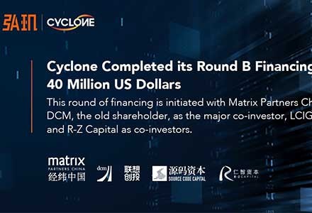 Cyclone Robotics Completed its Round B Financing Worth Nearly 40 Million US Dollars to Accelerate its RPA Platform Building in an All-Round Way